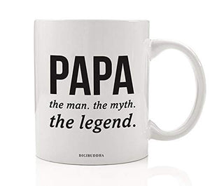 PAPA THE MAN MYTH LEGEND Cute Coffee Mug Father's Day